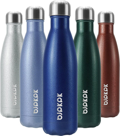 BJPKPK Insulated Water Bottle 12oz Small Stainless Steel Water Bottles Reusable Metal Thermal Keep Cold and Hot,Dreamy Purple - Colors B
