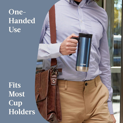 Contigo Superior 2.0 Stainless Steel Travel Mug with Handle with SNAPSEAL Lid, 20oz.