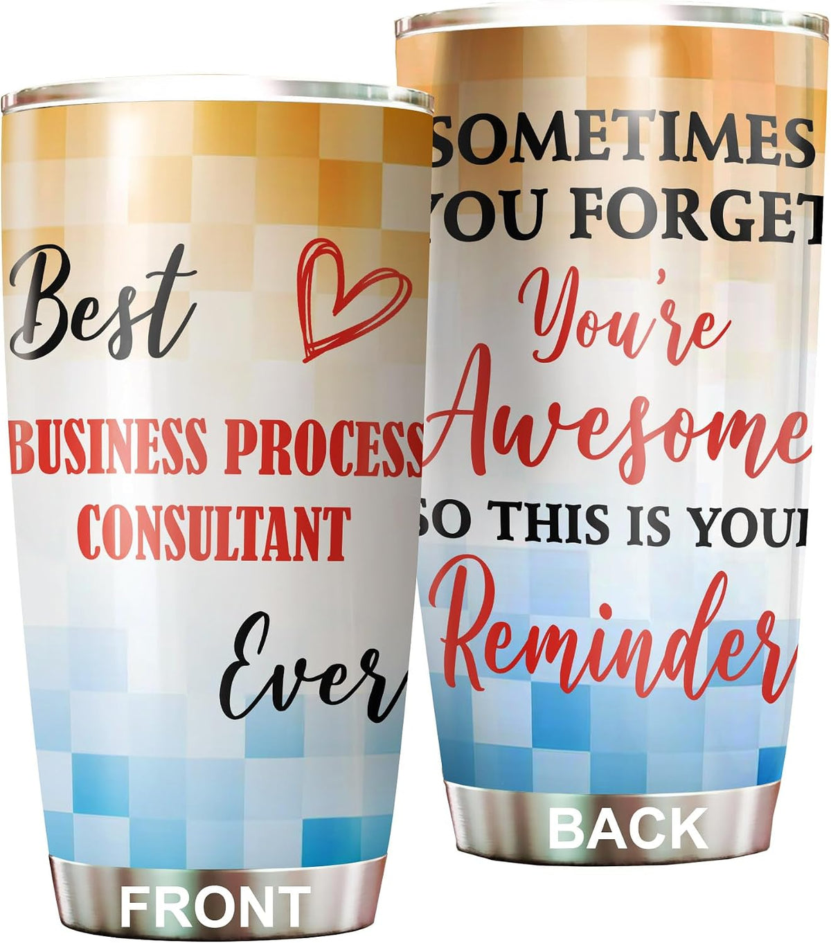 Best Lacrosse Coach Ever Tumbler Stainless Steel 20oz, Office Gifts Women Men Work Friends Coworker, Driking Coffee Cup For Birthday Christmas - Colors E
