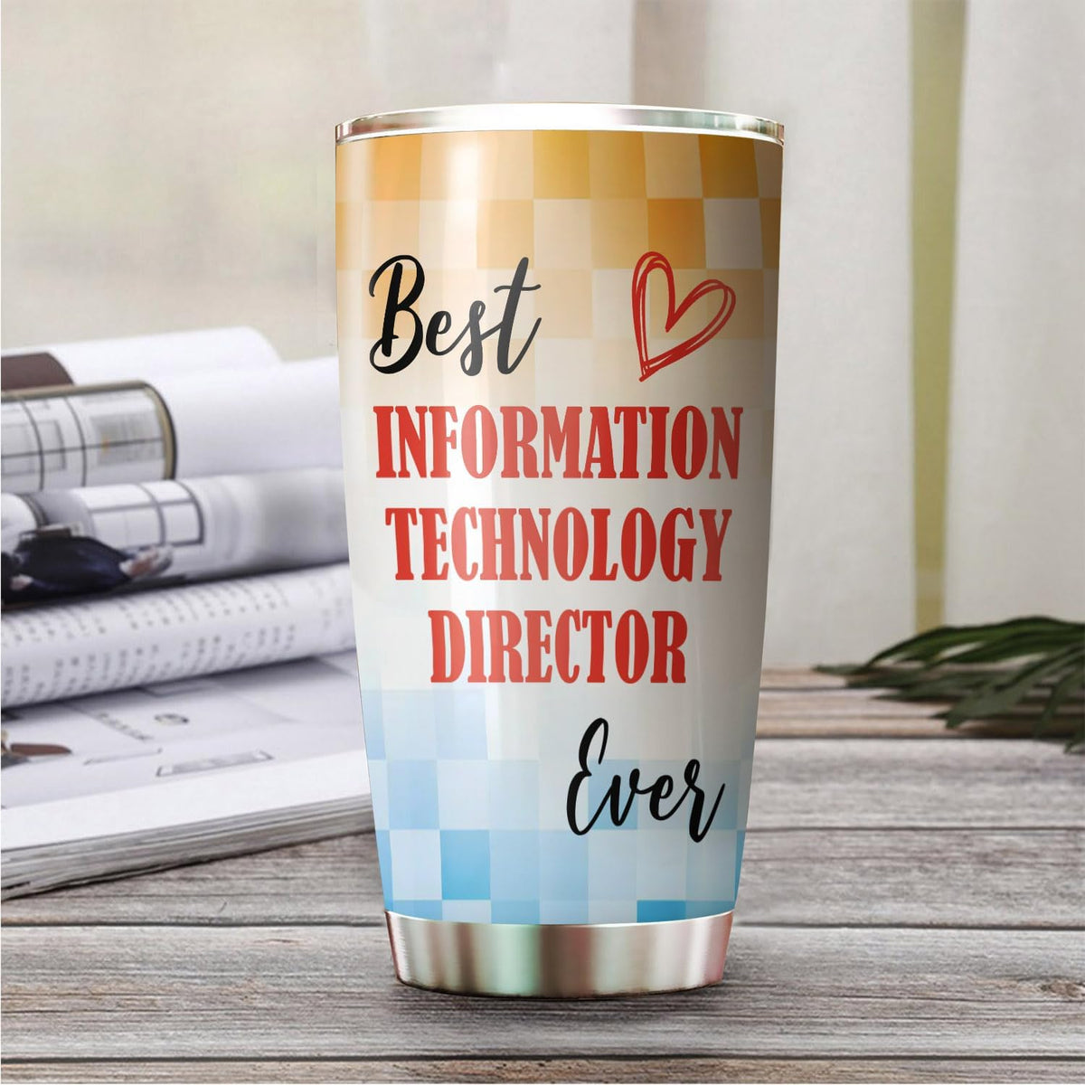 Best Lacrosse Coach Ever Tumbler Stainless Steel 20oz, Office Gifts Women Men Work Friends Coworker, Driking Coffee Cup For Birthday Christmas - Colors E