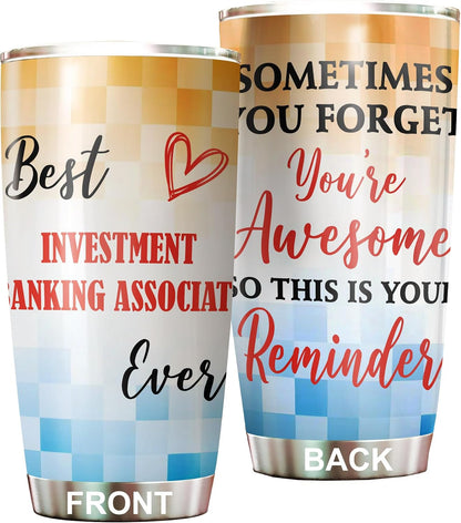 Best Lacrosse Coach Ever Tumbler Stainless Steel 20oz, Office Gifts Women Men Work Friends Coworker, Driking Coffee Cup For Birthday Christmas - Colors E