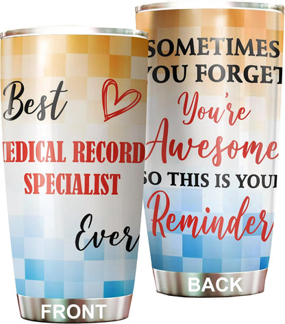 Best Lacrosse Coach Ever Tumbler Stainless Steel 20oz, Office Gifts Women Men Work Friends Coworker, Driking Coffee Cup For Birthday Christmas - Colors E