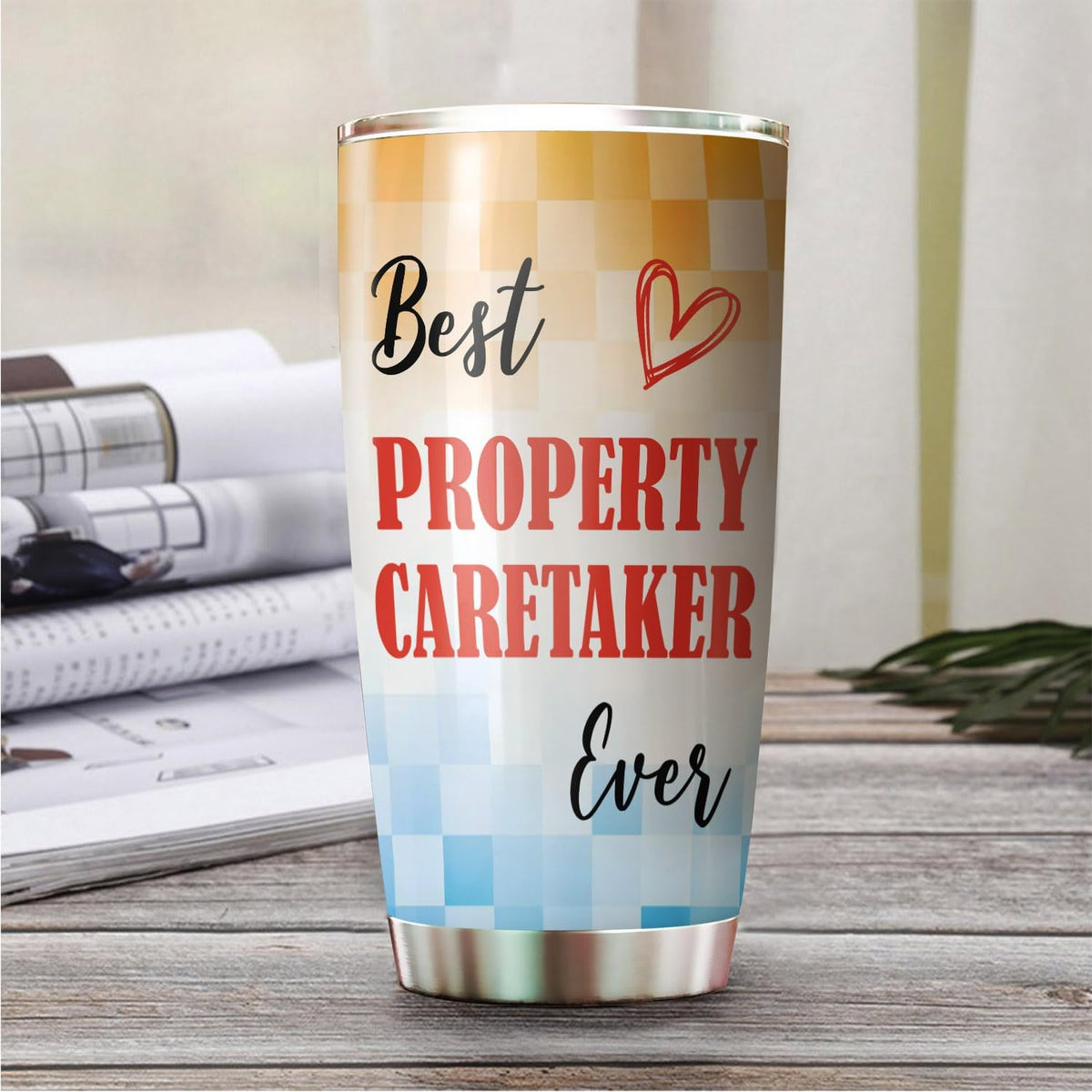 Best Lacrosse Coach Ever Tumbler Stainless Steel 20oz, Office Gifts Women Men Work Friends Coworker, Driking Coffee Cup For Birthday Christmas - Colors E
