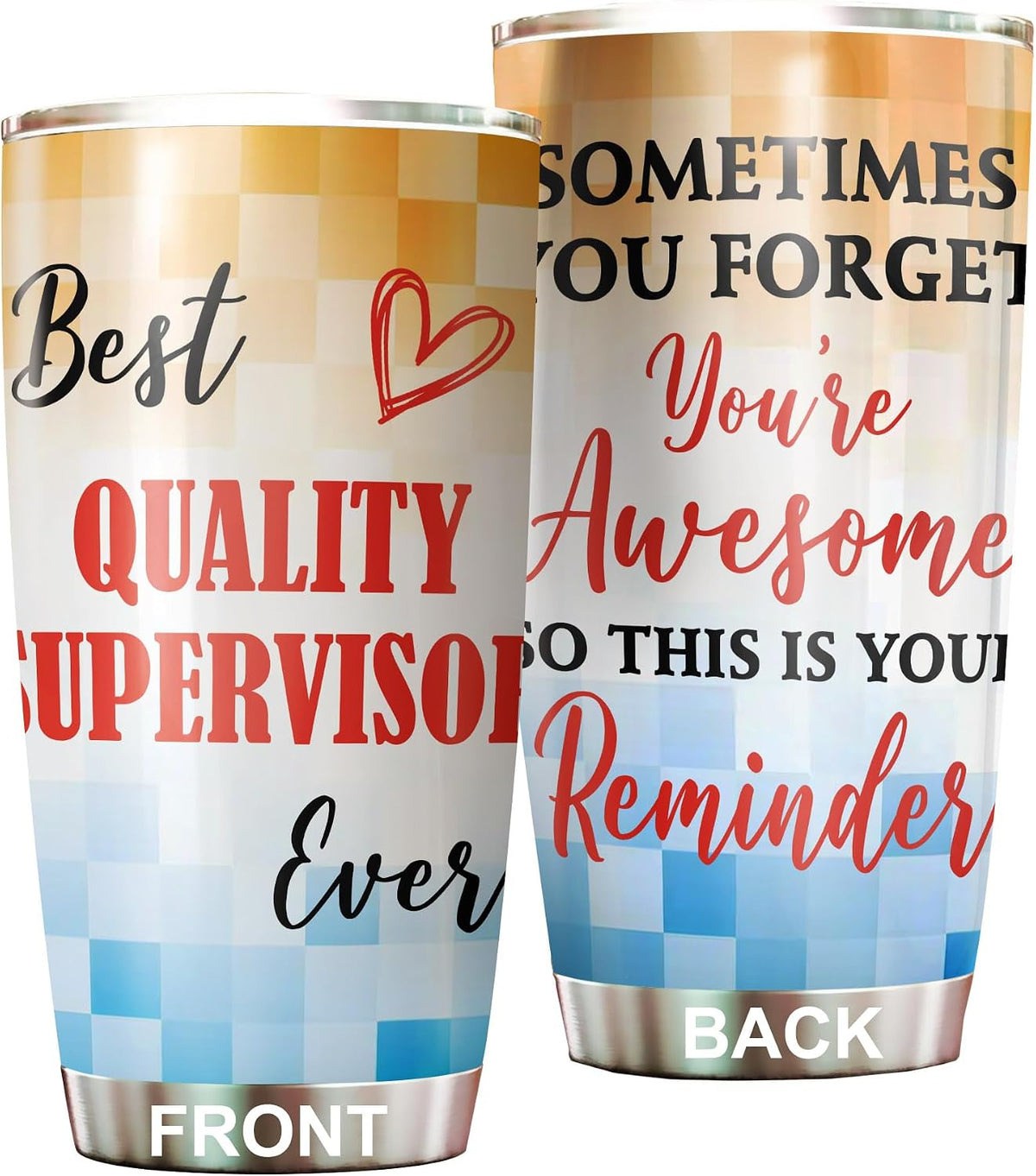 Best Lacrosse Coach Ever Tumbler Stainless Steel 20oz, Office Gifts Women Men Work Friends Coworker, Driking Coffee Cup For Birthday Christmas - Colors E