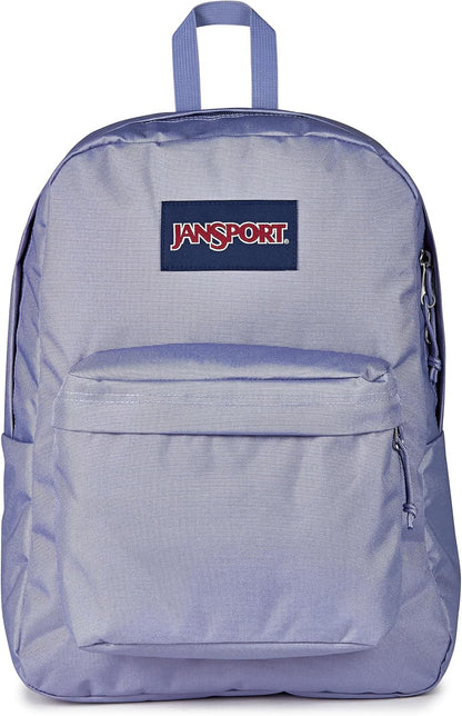 JanSport SuperBreak One Backpacks - Durable, Lightweight Bookbag with 1 Main Compartment, Front Utility Pocket with Built-in Organizer - Premium Backpack, Black - Colors B