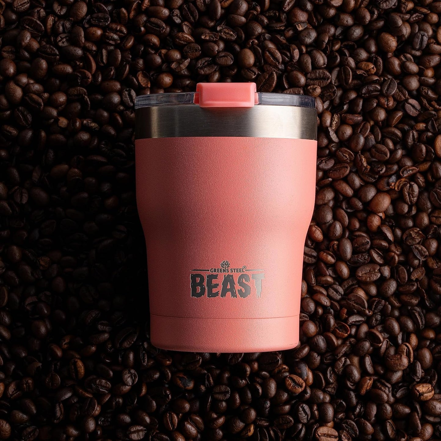 Beast 10 oz Tumbler Stainless Steel Vacuum Insulated Coffee Ice Cup Double Wall Travel Flask (Arctic White)