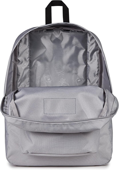 JanSport SuperBreak One Backpacks - Durable, Lightweight Bookbag with 1 Main Compartment, Front Utility Pocket with Built-in Organizer - Premium Backpack, Black - Colors B