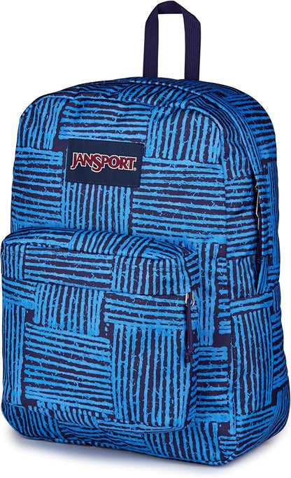 JanSport SuperBreak One Backpacks - Durable, Lightweight Bookbag with 1 Main Compartment, Front Utility Pocket with Built-in Organizer - Premium Backpack, Black - Colors A