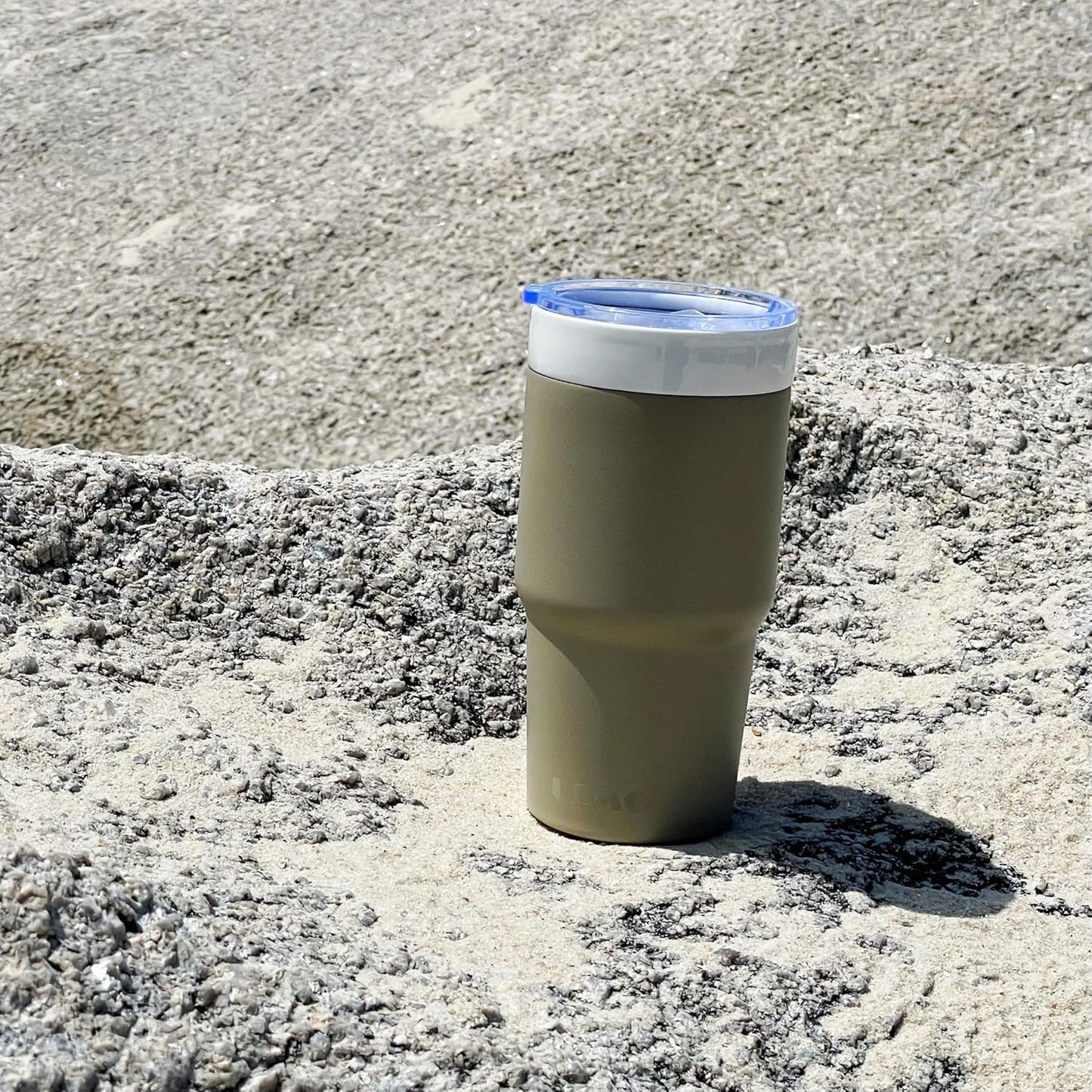 True Ceramic Lined (Not Coated) Stainless Steel Vacuum Insulated Travel Coffee Tumbler, No Metallic Taste, 16oz for Coffee & Tea On-The-Go (Original Steel)