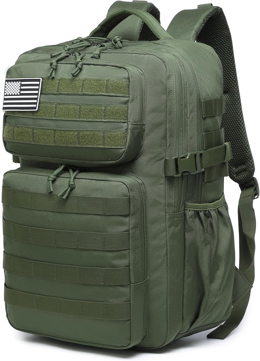 Wotony Military Tactical Backpack for Men Waterproof Daypack 3 Day Assault Pack Molle Bag with Water Bottle Holder