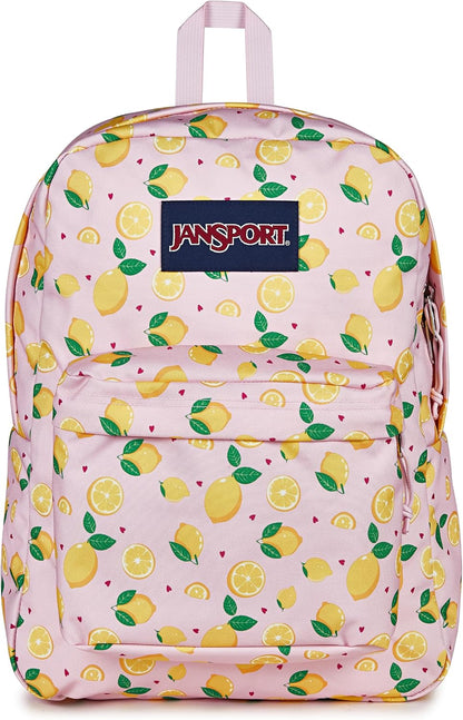 JanSport SuperBreak One Backpacks - Durable, Lightweight Bookbag with 1 Main Compartment, Front Utility Pocket with Built-in Organizer - Premium Backpack, Black - Colors B