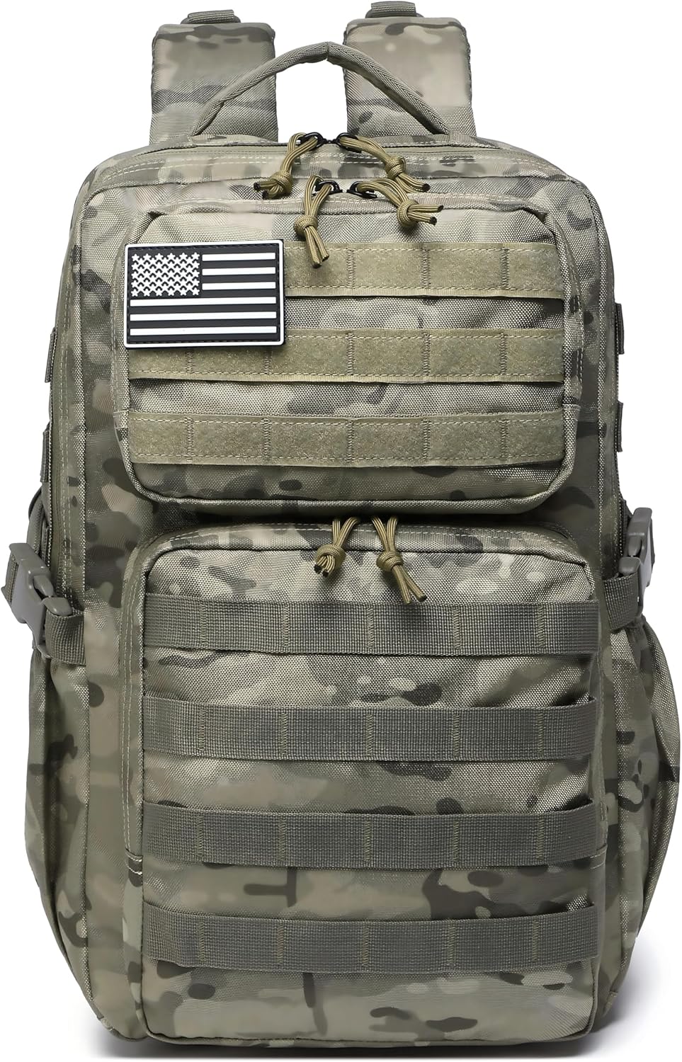 Wotony Military Tactical Backpack for Men Waterproof Daypack 3 Day Assault Pack Molle Bag with Water Bottle Holder