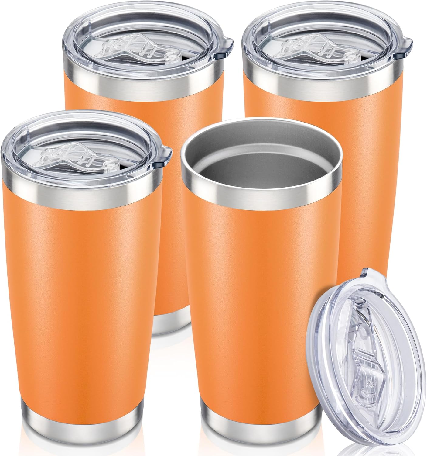 20 oz Tumbler with Lid Stainless Steel Insulated Tumblers Cups Travel Mug | Double Wall Vacuum, Powder Coated, Keep Drinks Cold and Hot, Waterproof Lid, Fit of Car Cup Holders, Sagebrush Green