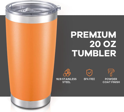 20 oz Tumbler with Lid Stainless Steel Insulated Tumblers Cups Travel Mug | Double Wall Vacuum, Powder Coated, Keep Drinks Cold and Hot, Waterproof Lid, Fit of Car Cup Holders, Sagebrush Green