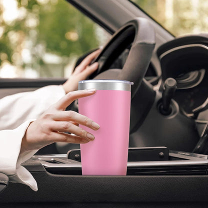 20 oz Tumbler with Lid Stainless Steel Insulated Tumblers Cups Travel Mug | Double Wall Vacuum, Powder Coated, Keep Drinks Cold and Hot, Waterproof Lid, Fit of Car Cup Holders, Sagebrush Green
