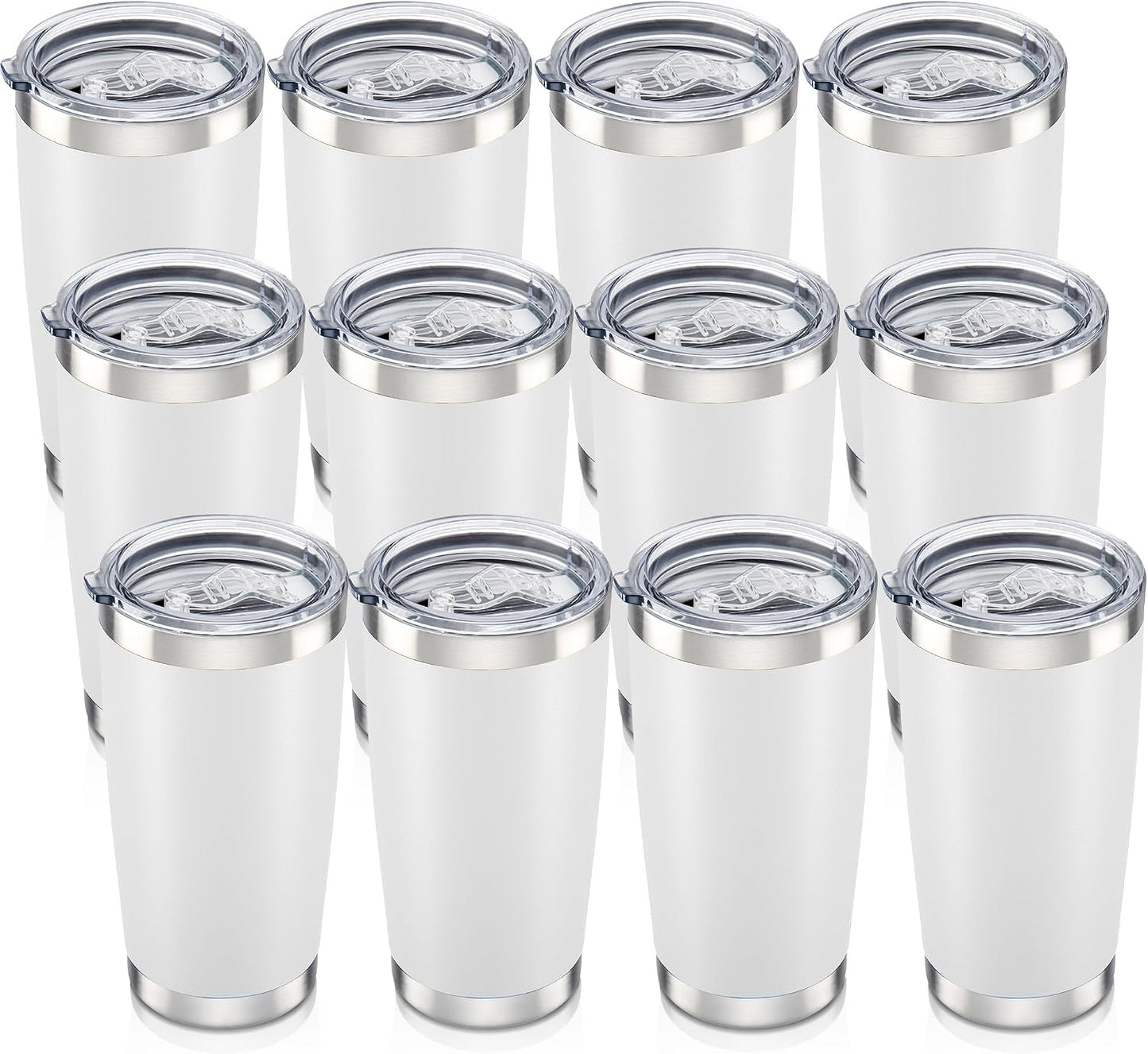 20 oz Tumbler with Lid Stainless Steel Insulated Tumblers Cups Travel Mug | Double Wall Vacuum, Powder Coated, Keep Drinks Cold and Hot, Waterproof Lid, Fit of Car Cup Holders, Sagebrush Green