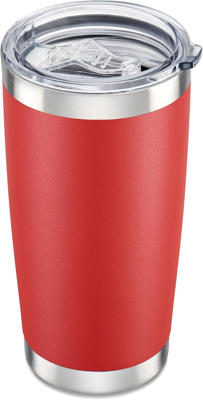 20 oz Tumbler with Lid Stainless Steel Insulated Tumblers Cups Travel Mug | Double Wall Vacuum, Powder Coated, Keep Drinks Cold and Hot, Waterproof Lid, Fit of Car Cup Holders, Sagebrush Green