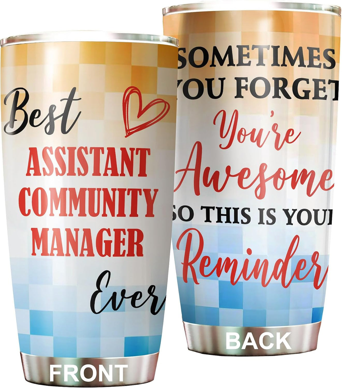 Best Lacrosse Coach Ever Tumbler Stainless Steel 20oz, Office Gifts Women Men Work Friends Coworker, Driking Coffee Cup For Birthday Christmas - Colors I