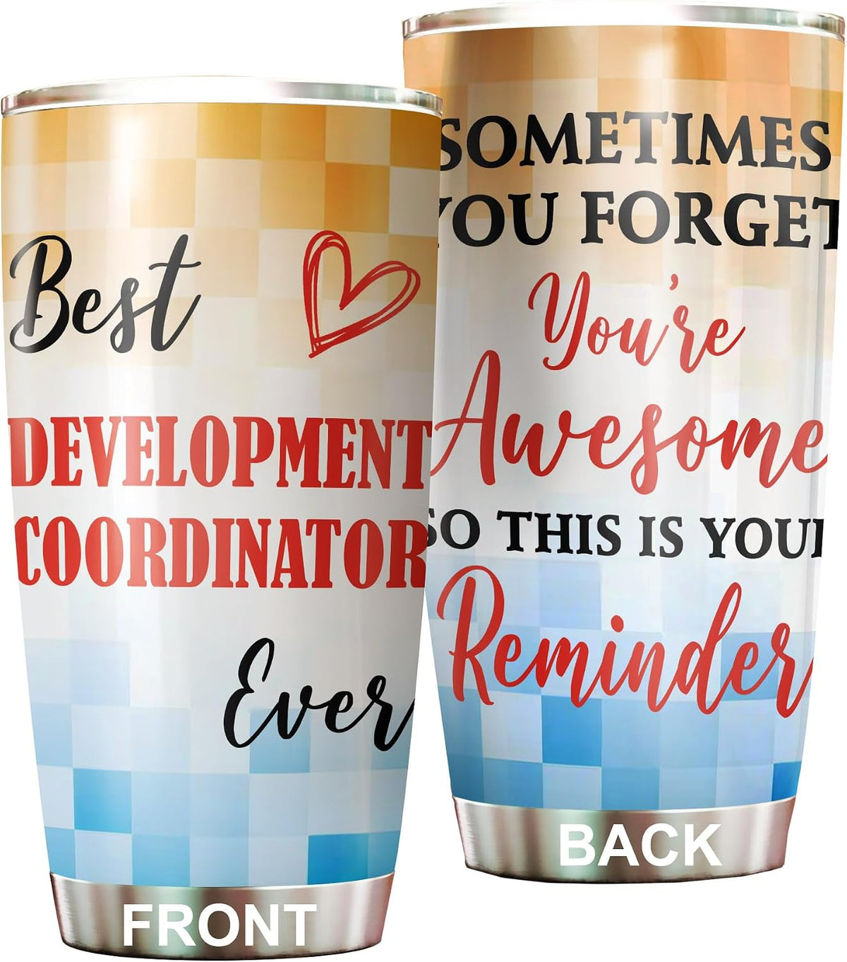 Best Lacrosse Coach Ever Tumbler Stainless Steel 20oz, Office Gifts Women Men Work Friends Coworker, Driking Coffee Cup For Birthday Christmas - Colors I