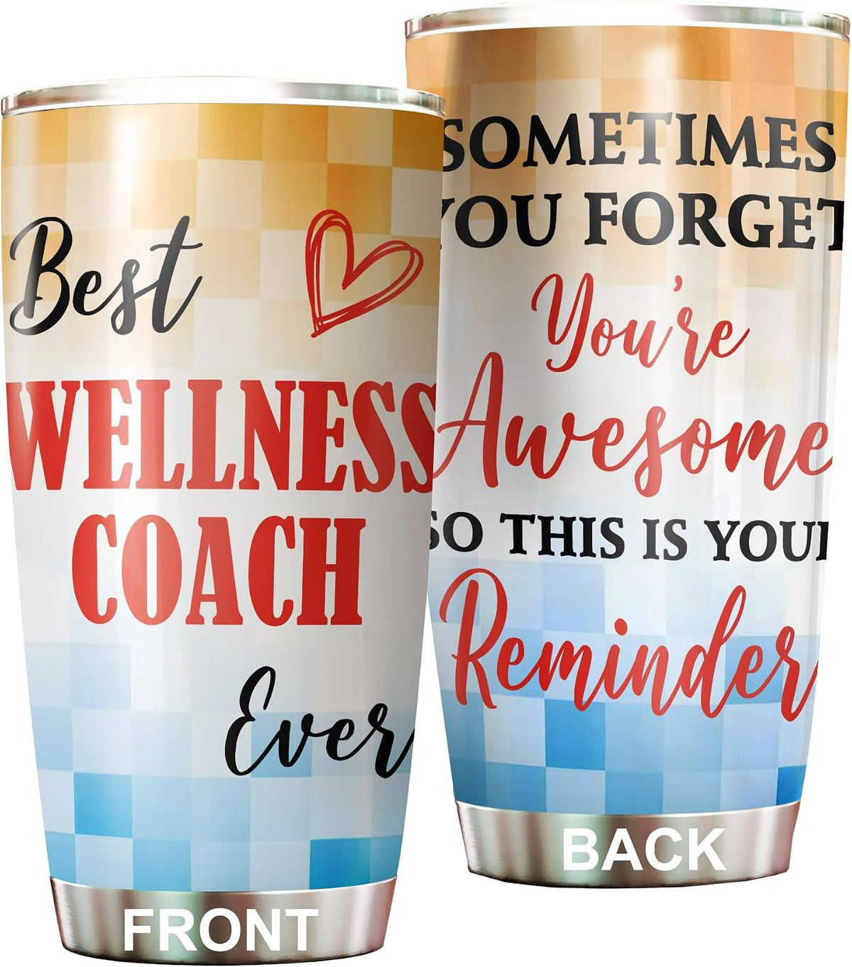 Best Lacrosse Coach Ever Tumbler Stainless Steel 20oz, Office Gifts Women Men Work Friends Coworker, Driking Coffee Cup For Birthday Christmas - Colors I