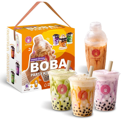 All in One Boba Tea Kit for Kids - Mixed Fruit, 6 Servings