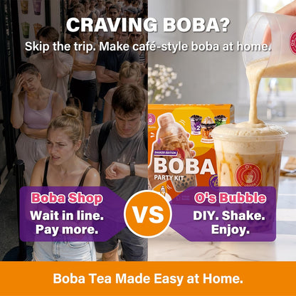 All in One Boba Tea Kit for Kids - Mixed Fruit, 6 Servings