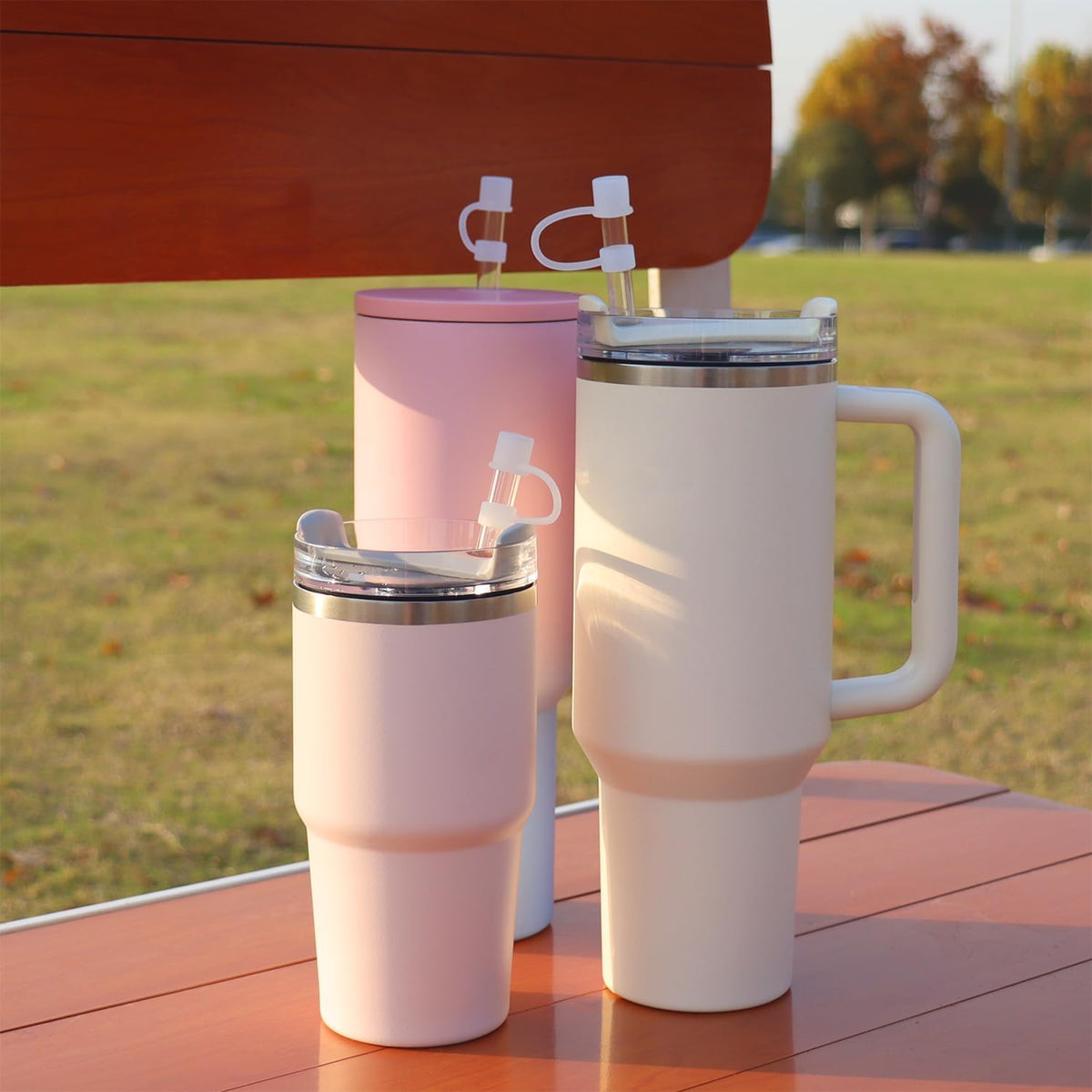 Silicone Straw Cover Caps for Stanley Tumbler 40-20 oz