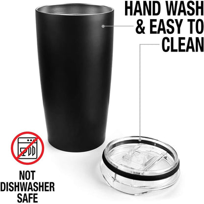 Vacuum Insulated & Double Wall with Leakproof Sliding Lid | Great for Hot