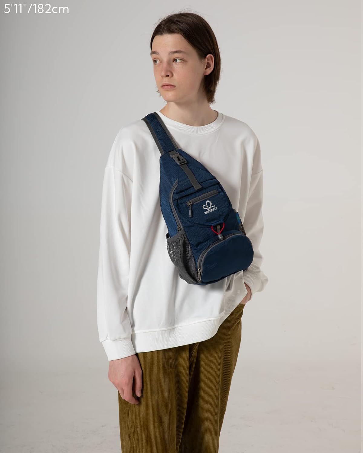 Packable Sling Backpack Lightweight Crossbody Bag Travel Daypack