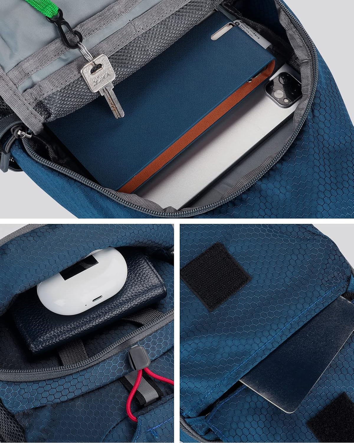 Packable Sling Backpack Lightweight Crossbody Bag Travel Daypack