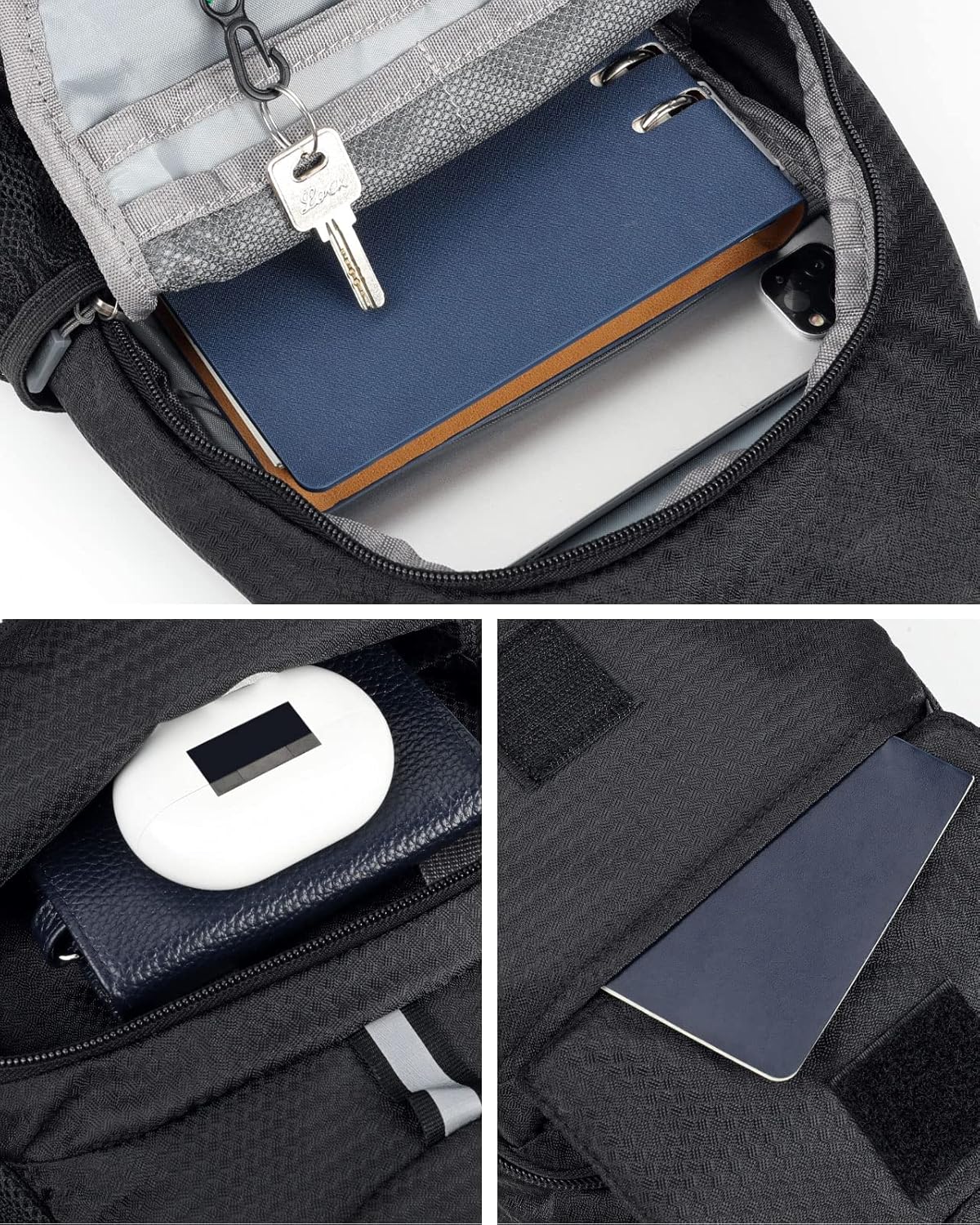 Packable Sling Backpack Lightweight Crossbody Bag Travel Daypack