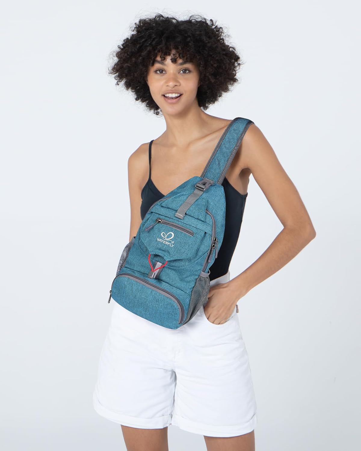 Packable Sling Backpack Lightweight Crossbody Bag Travel Daypack