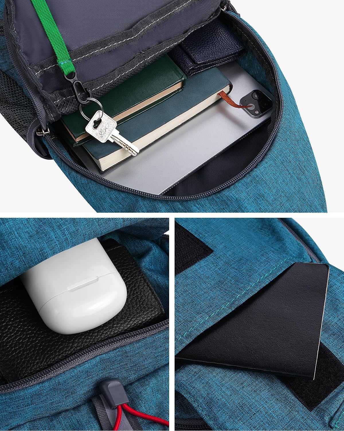 Packable Sling Backpack Lightweight Crossbody Bag Travel Daypack
