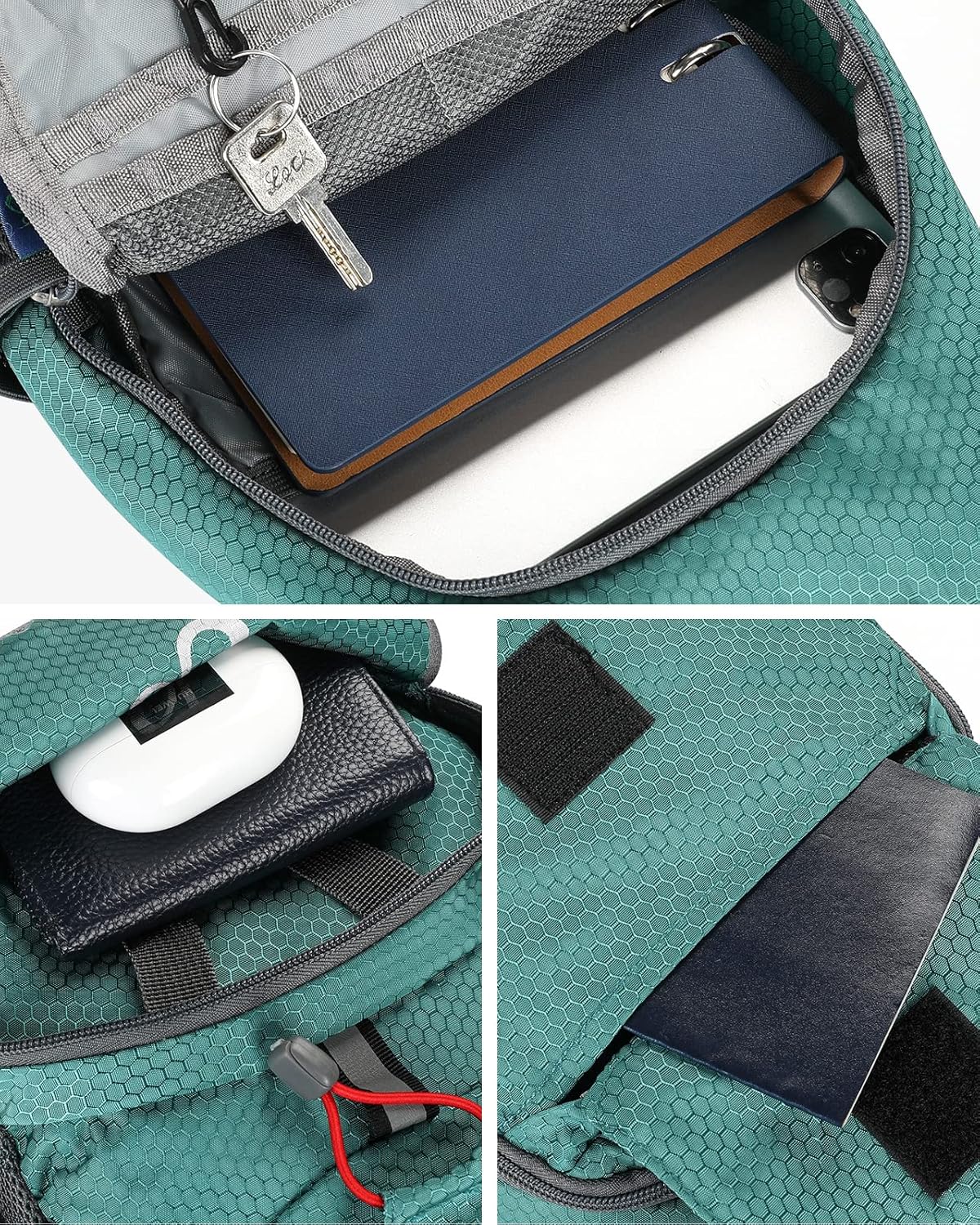 Packable Sling Backpack Lightweight Crossbody Bag Travel Daypack