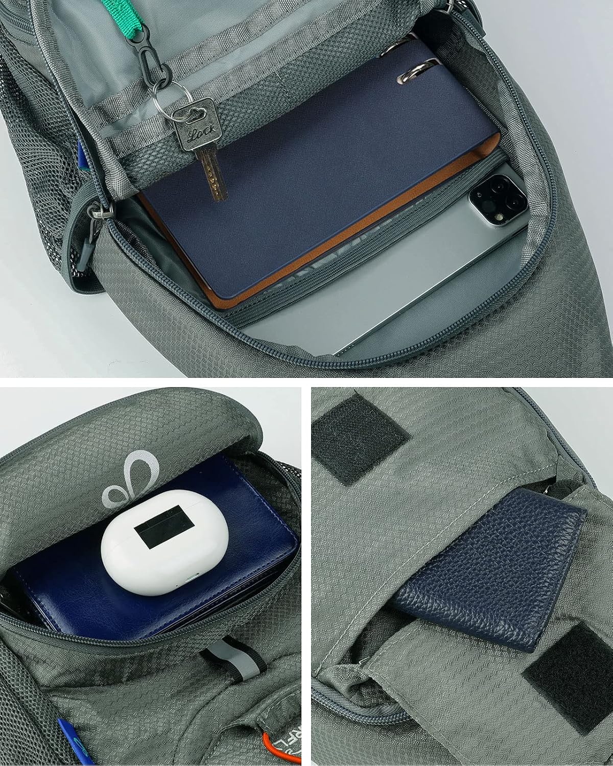 Packable Sling Backpack Lightweight Crossbody Bag Travel Daypack