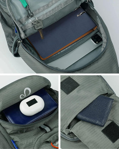 Packable Sling Backpack Lightweight Crossbody Bag Travel Daypack