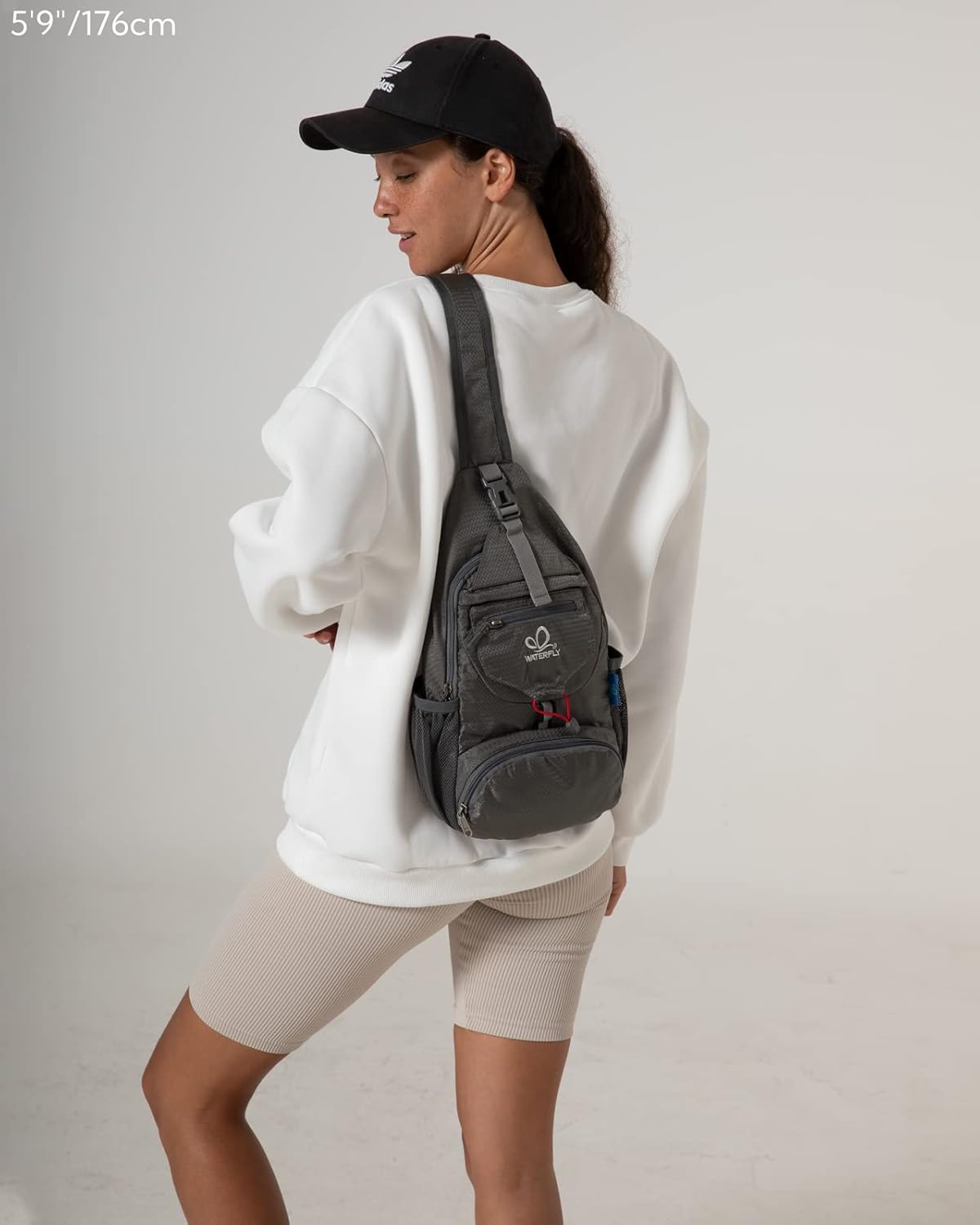 Packable Sling Backpack Lightweight Crossbody Bag Travel Daypack