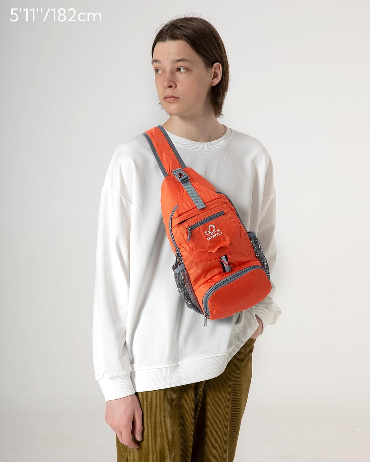Packable Sling Backpack Lightweight Crossbody Bag Travel Daypack