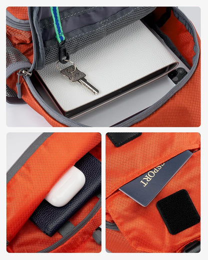 Packable Sling Backpack Lightweight Crossbody Bag Travel Daypack