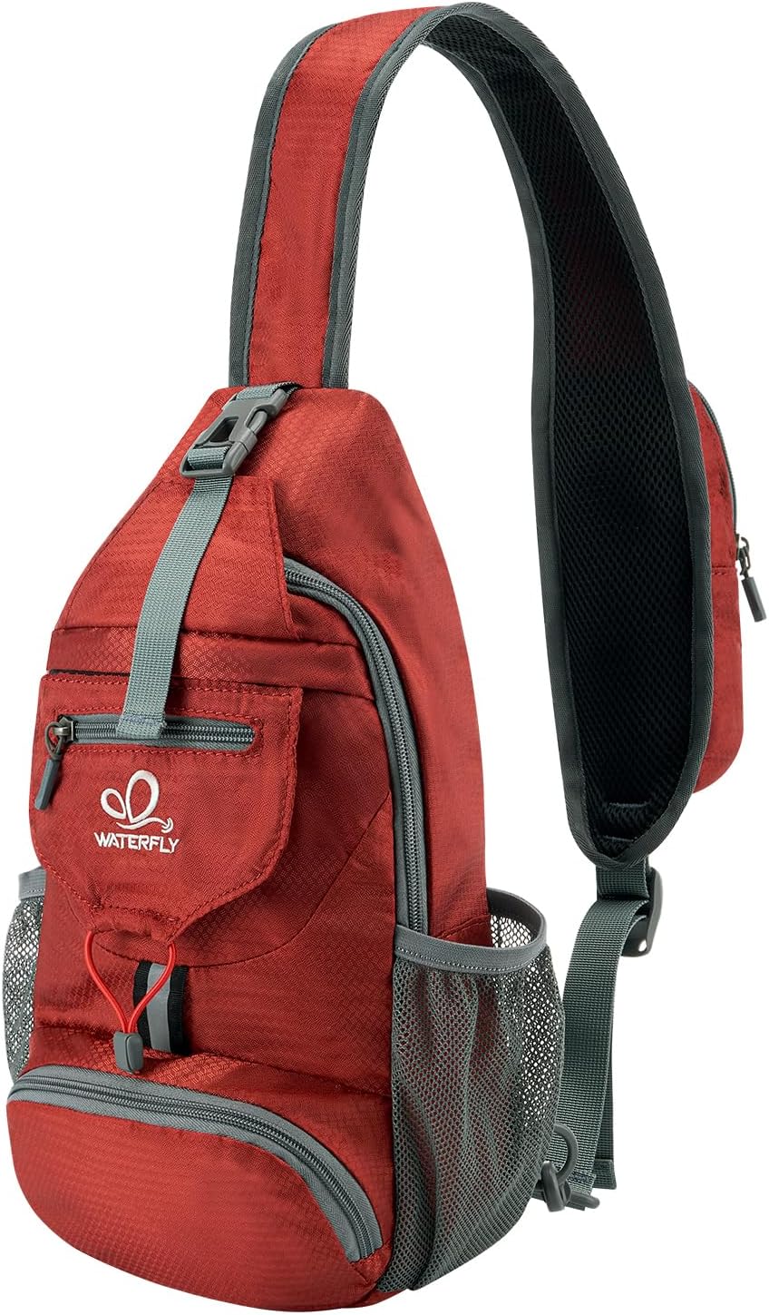 Packable Sling Backpack Lightweight Crossbody Bag Travel Daypack