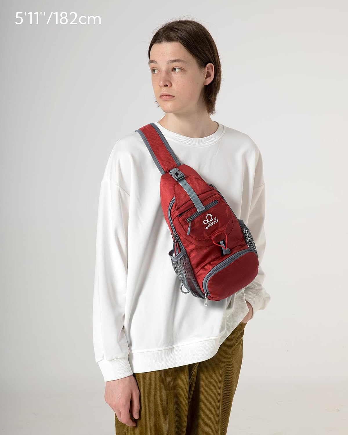 Packable Sling Backpack Lightweight Crossbody Bag Travel Daypack