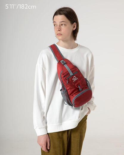 Packable Sling Backpack Lightweight Crossbody Bag Travel Daypack