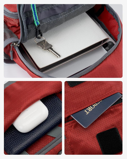 Packable Sling Backpack Lightweight Crossbody Bag Travel Daypack