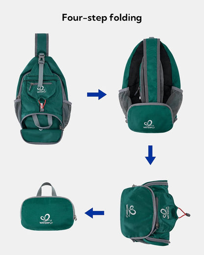 Packable Sling Backpack Lightweight Crossbody Bag Travel Daypack