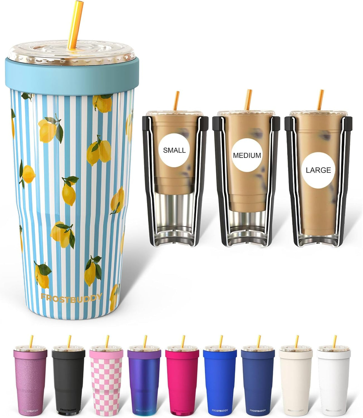 Togo Buddy 30oz Tumbler - Insulated Stainless Steel (Pencil) - Colors D