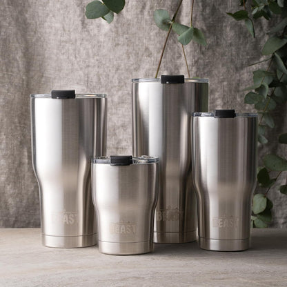 Beast 40 oz tumbler - Vacuum Insulated Tumbler with Straw - Leak Proof Stainless Steel Travel Mug - Double Wall Iced Coffee Cup - Reusable Water Bottle - Gifts for Mom, Women and Men (Rainbow)