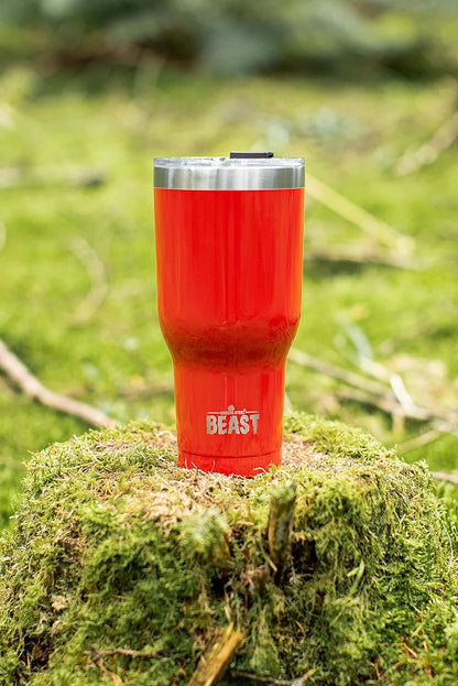Beast 40 oz tumbler - Vacuum Insulated Tumbler with Straw - Leak Proof Stainless Steel Travel Mug - Double Wall Iced Coffee Cup - Reusable Water Bottle - Gifts for Mom, Women and Men (Rainbow)