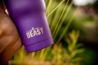 Beast 40 oz tumbler - Vacuum Insulated Tumbler with Straw - Leak Proof Stainless Steel Travel Mug - Double Wall Iced Coffee Cup - Reusable Water Bottle - Gifts for Mom, Women and Men (Rainbow)