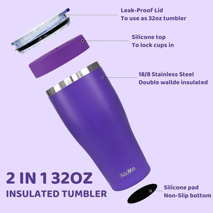 Universal Iced Coffee Sleeve,30oz Stainless Steel Tumbler