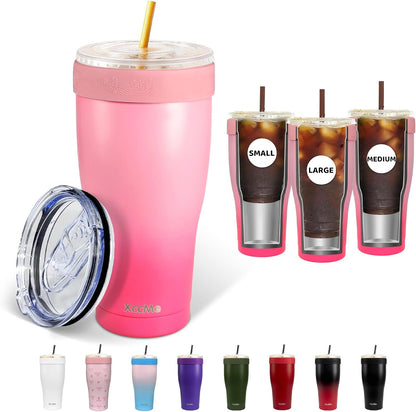 Universal Iced Coffee Sleeve,30oz Stainless Steel Tumbler